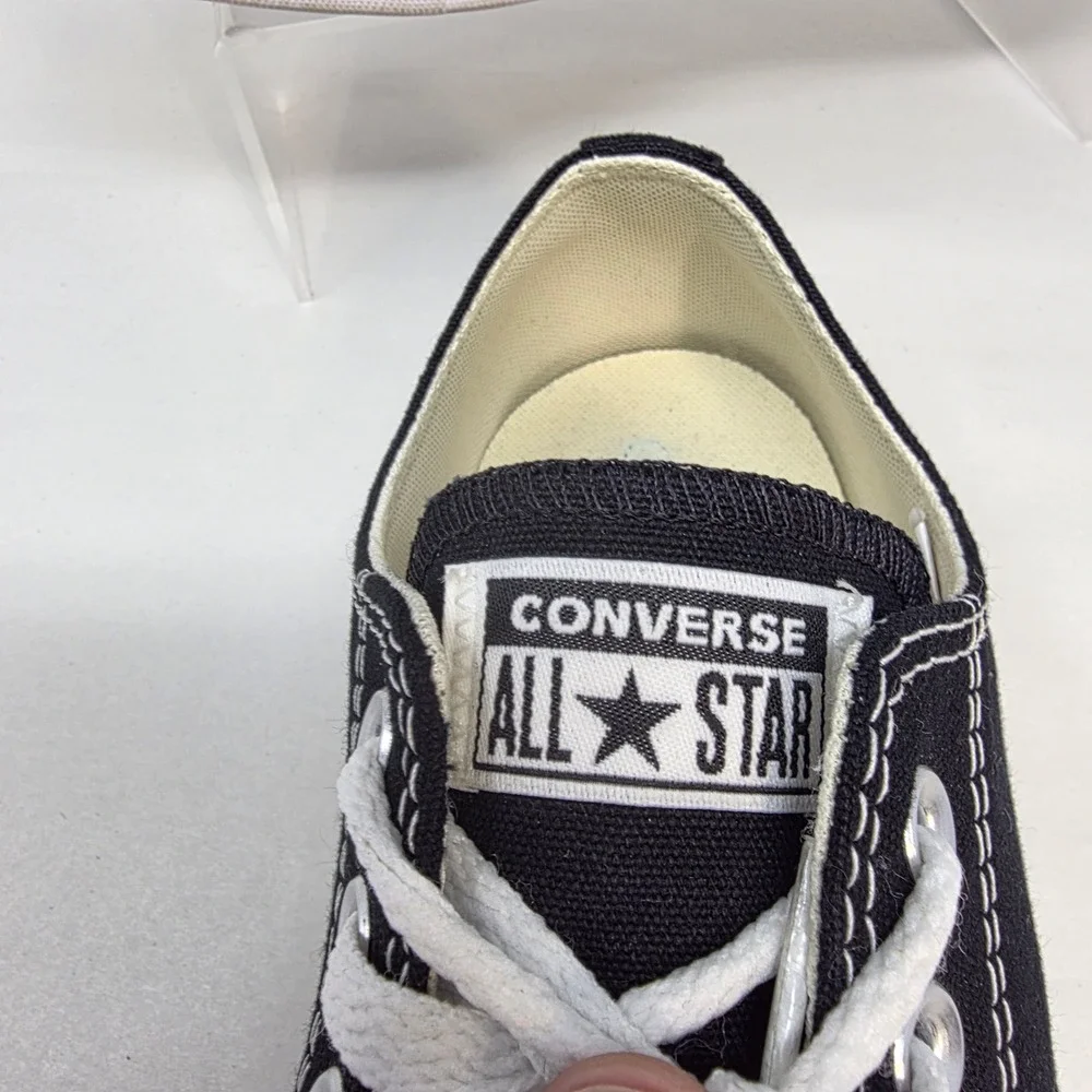 Converse Chuck Taylor All Star Low Top Mens 7.5 Womens 9.5 Black Exc 157196C